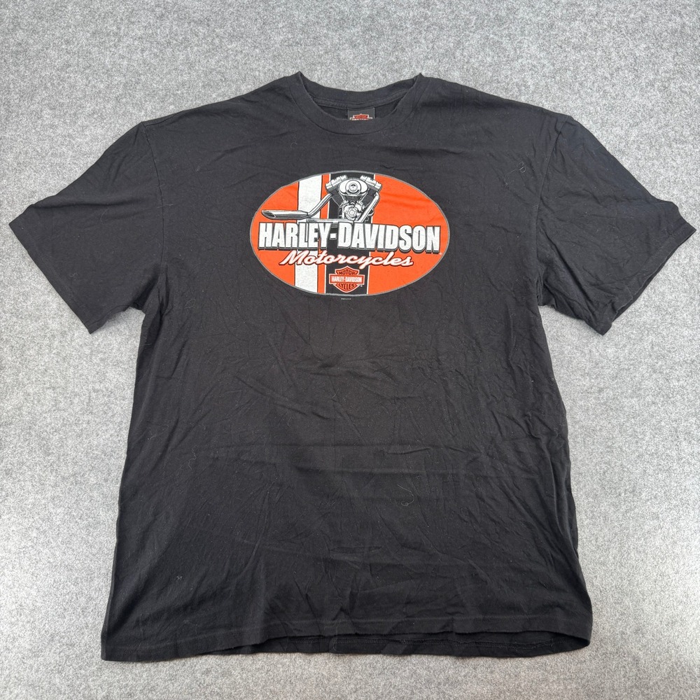 Harley-Davidson T-Shirt Mens 2XL Keystone Parryville PA Black Graphic EUC